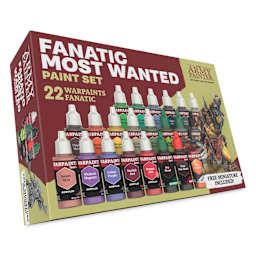 The Army Painter Warpaint Fanatics Acrylic Paints - Set of 22, Most Wanted Set, 18 ml Bottles