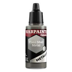 The Army Painter Warpaint Fanatics Acrylic Paint - Metallic Plate Mail Metal, 18 ml Bottle