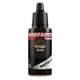 The Army Painter Warpaint Fanatics Acrylic Paint - Metallic Rough Iron, 18 ml Bottle