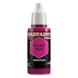 The Army Painter Warpaint Fanatics Acrylic Paint - Wicked Pink, 18 ml Bottle