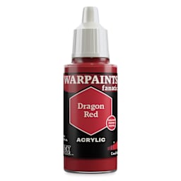 The Army Painter Warpaint Fanatics Acrylic Paint - Dragon Red, 18 ml Bottle