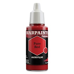 The Army Painter Warpaint Fanatics Acrylic Paint - Pure Red, 18 ml Bottle