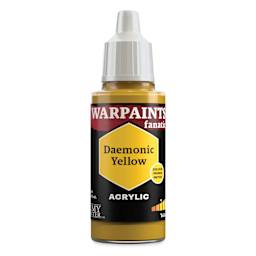 The Army Painter Warpaint Fanatics Acrylic Paint - Demonic Yellow, 18 ml Bottle