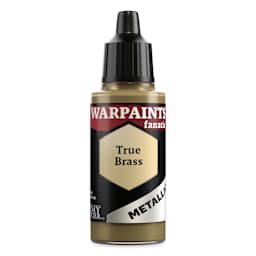 The Army Painter Warpaint Fanatics Acrylic Paint - Metallic True Brass, 18 ml Bottle