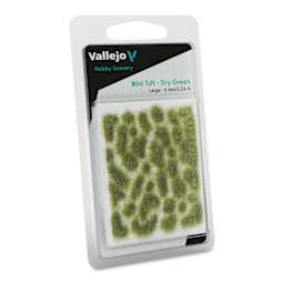 Vallejo Scenery Wild Tufts - Dry Green Tufts, 6 mm