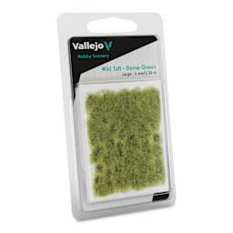 Vallejo Scenery Wild Tufts - Dense Green Tufts, 6 mm in package