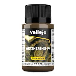 Vallejo Weathering FX Acrylic - Mud Grass Effect, 40 ml Bottle