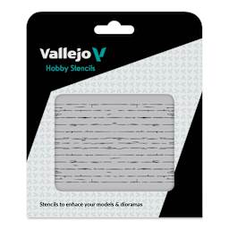 Vallejo Texture Hobby Stencil - Wood Texture 1 front of packaging