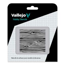 Vallejo Texture Hobby Stencil - Wood Texture 2 front of packaging