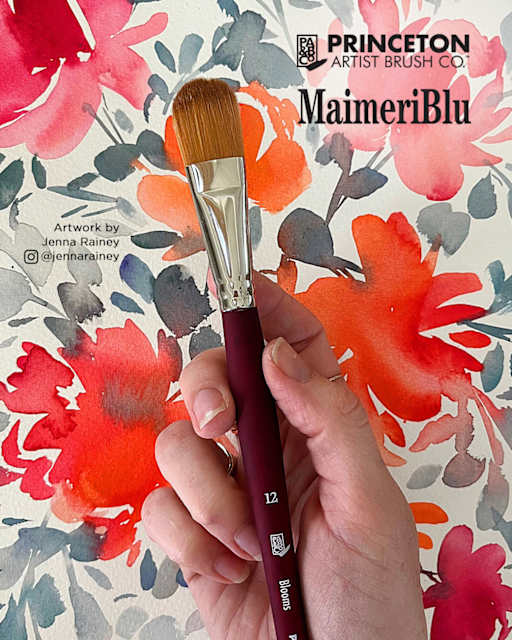 How to Paint Watercolor Flowers with Jenna Rainey