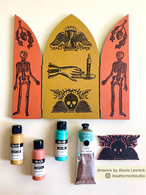 Block Printing Halloween Decor with Alexis Lesnick