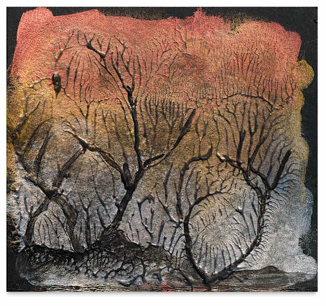 Luminous Black Glue Prints