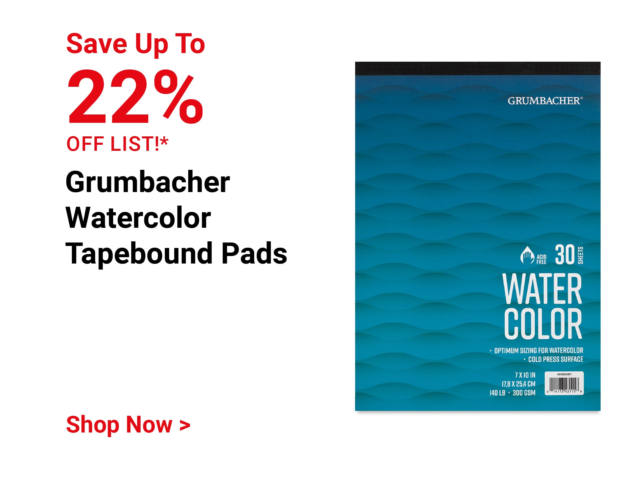Save XX% off list!* Grumbacher Watercolor Tapebound Pads. Shop Now.