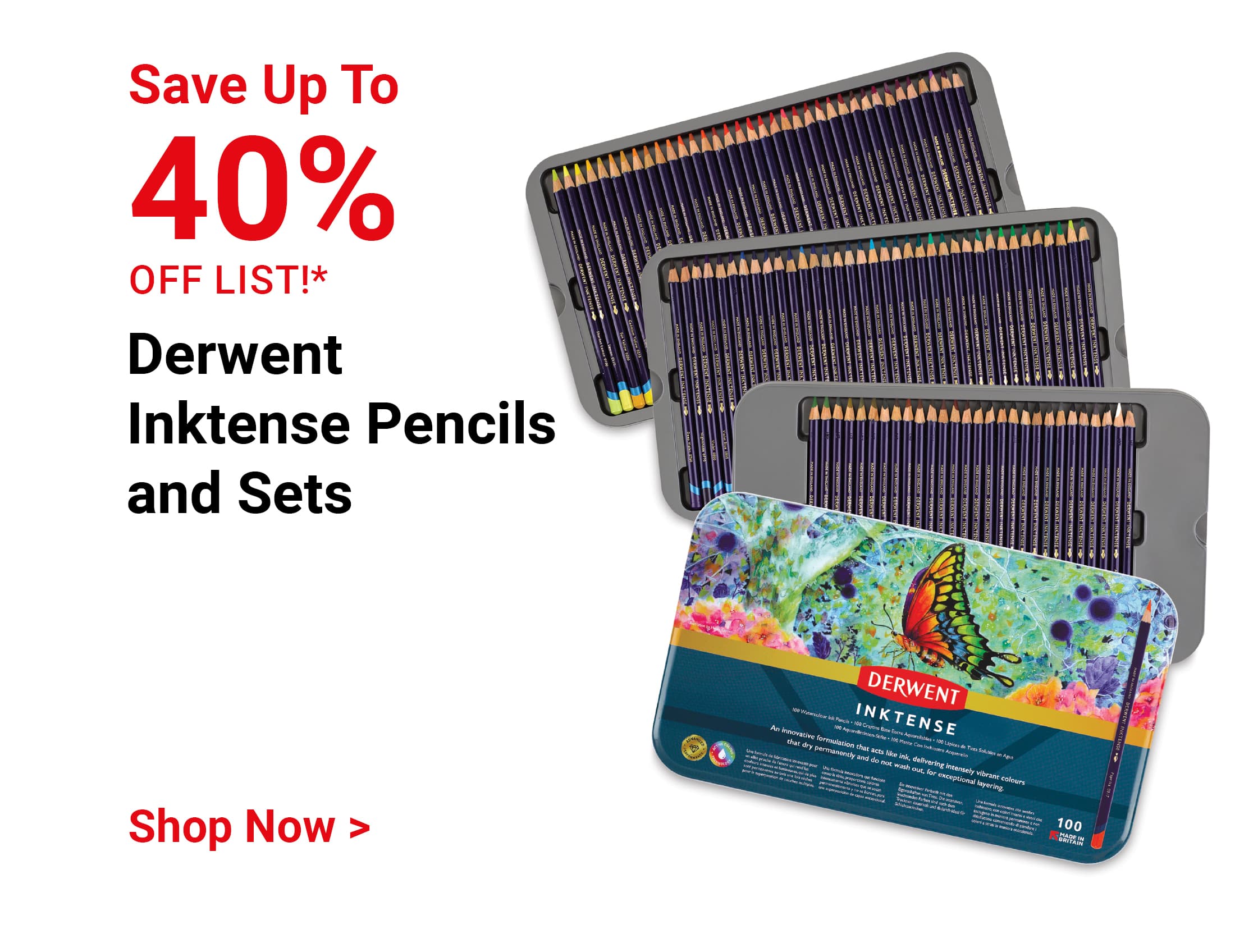 Save up to 40% off list!* Derwent Inktense Pencils and Sets. Shop Now.