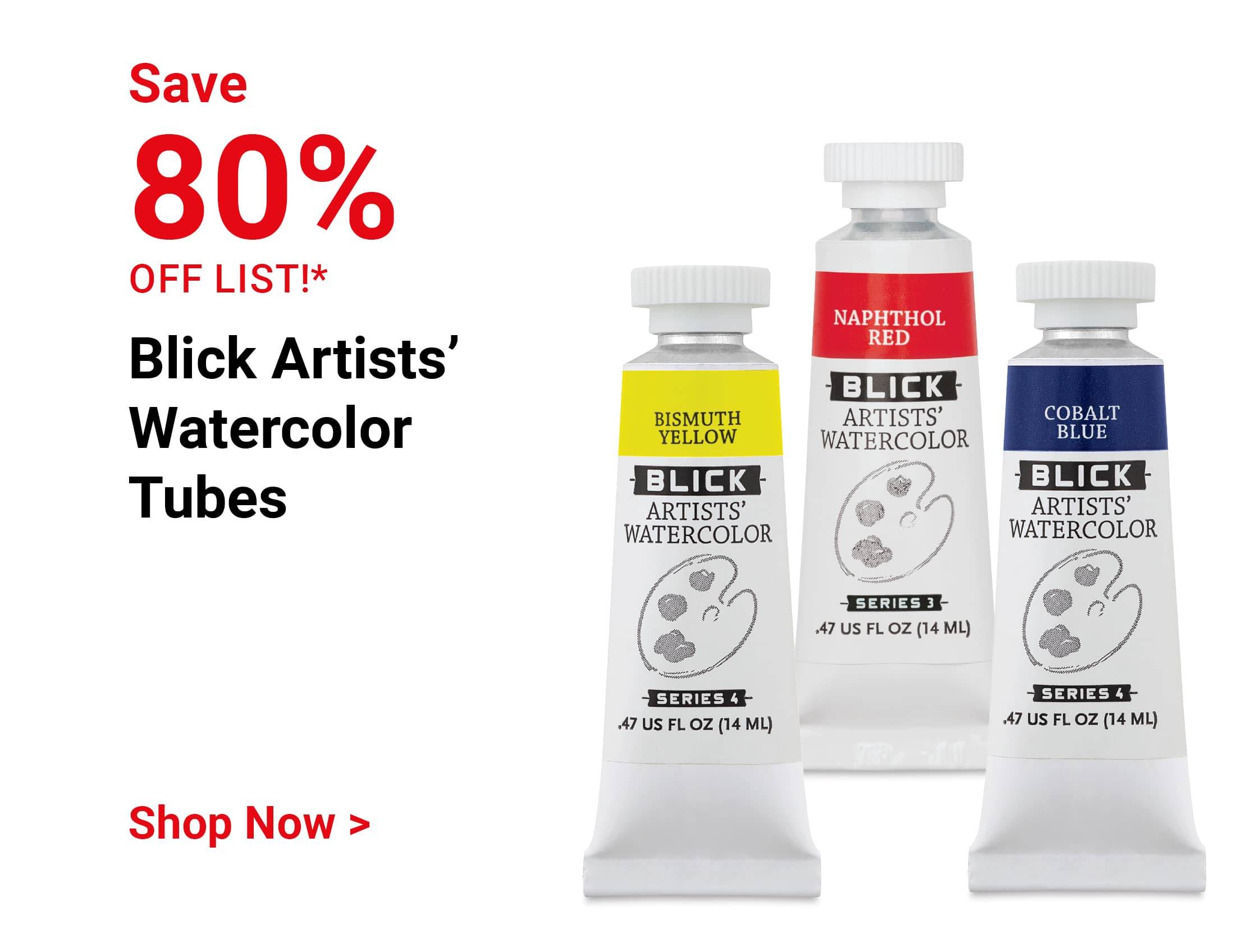 Save 80% off list!* Blick Artists' Watercolor Tubes. Shop Now.