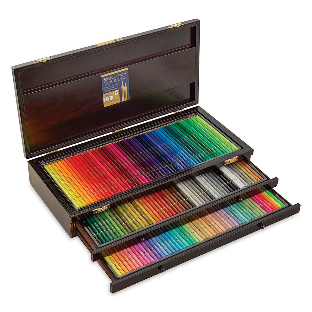 Holbein Artists' Colored Pencils - Assorted Tones, Set of 150