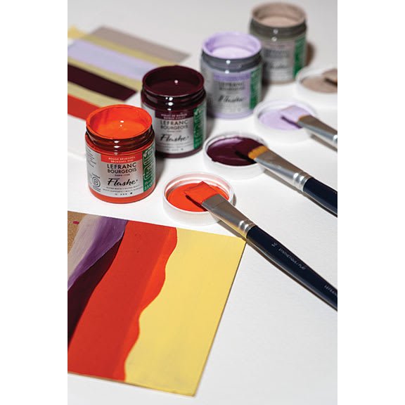 Lefranc Bourgeois Flashe Biobased Paints | BLICK Art Materials