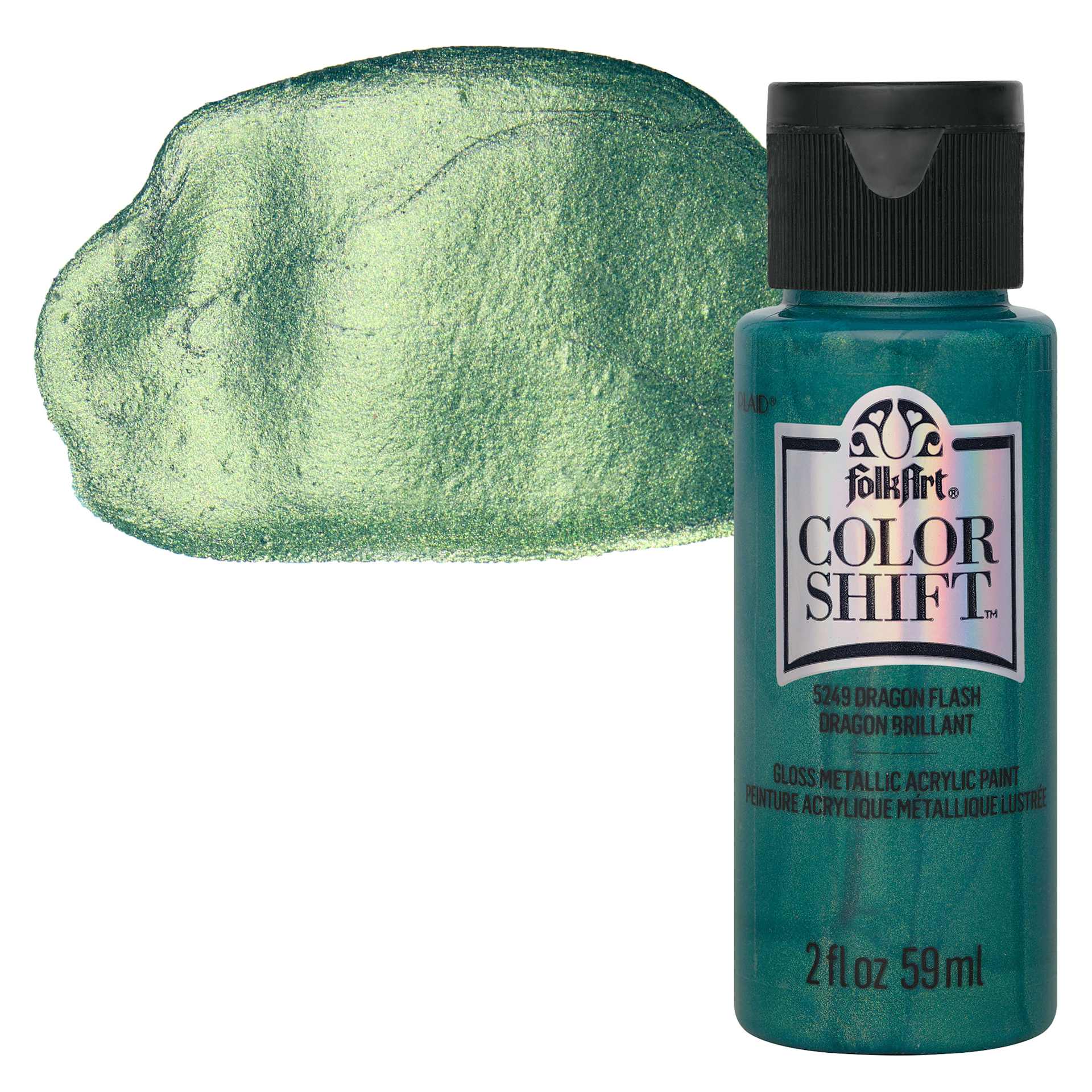 FolkArt Color Shift Paint - Dragon Flash, 2 oz | BLICK Art Materials