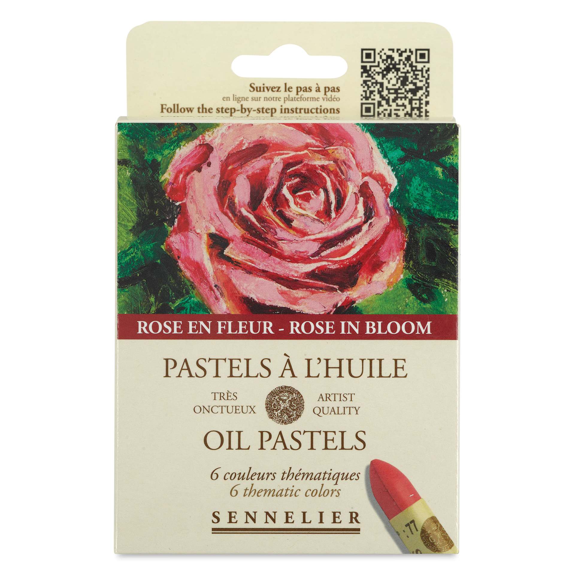 Sennelier Oil Pastels - Rose in Bloom, Set of 6 | BLICK Art Materials