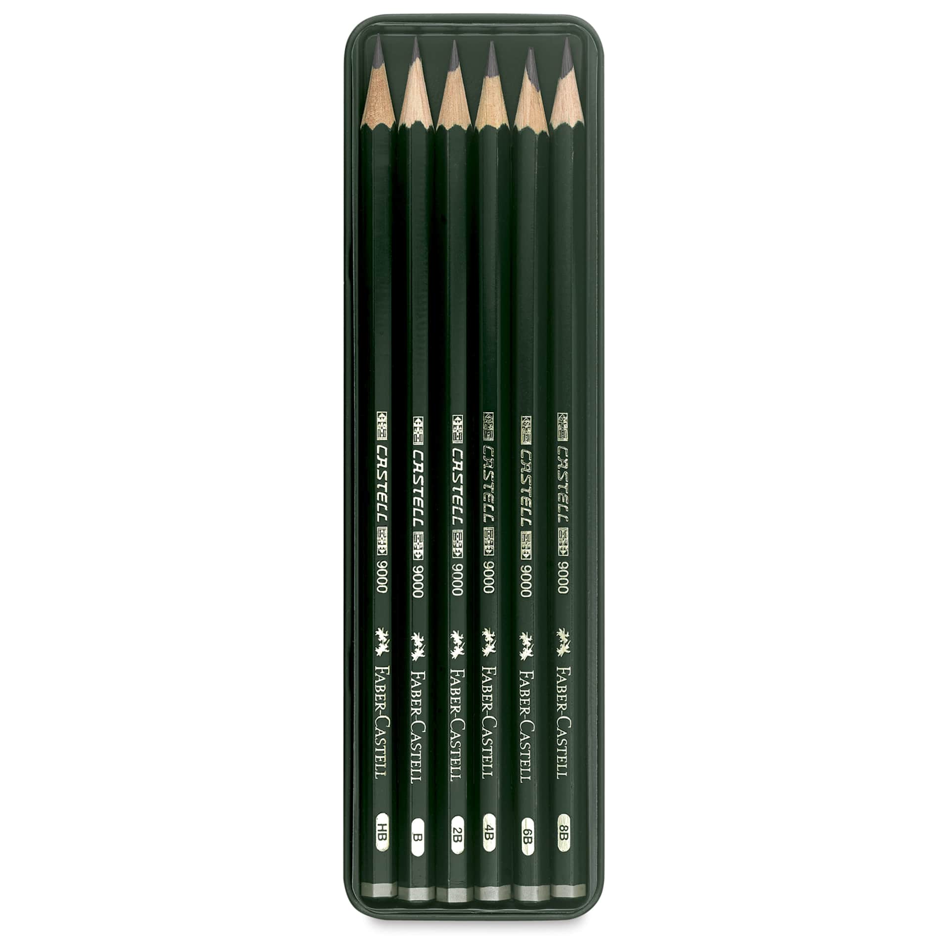 Faber-Castell 9000 鉛筆 8B 6箱セット Faber-Castell 9000 Pencil Set - Drawing Set, Set of 6 | BLICK Art