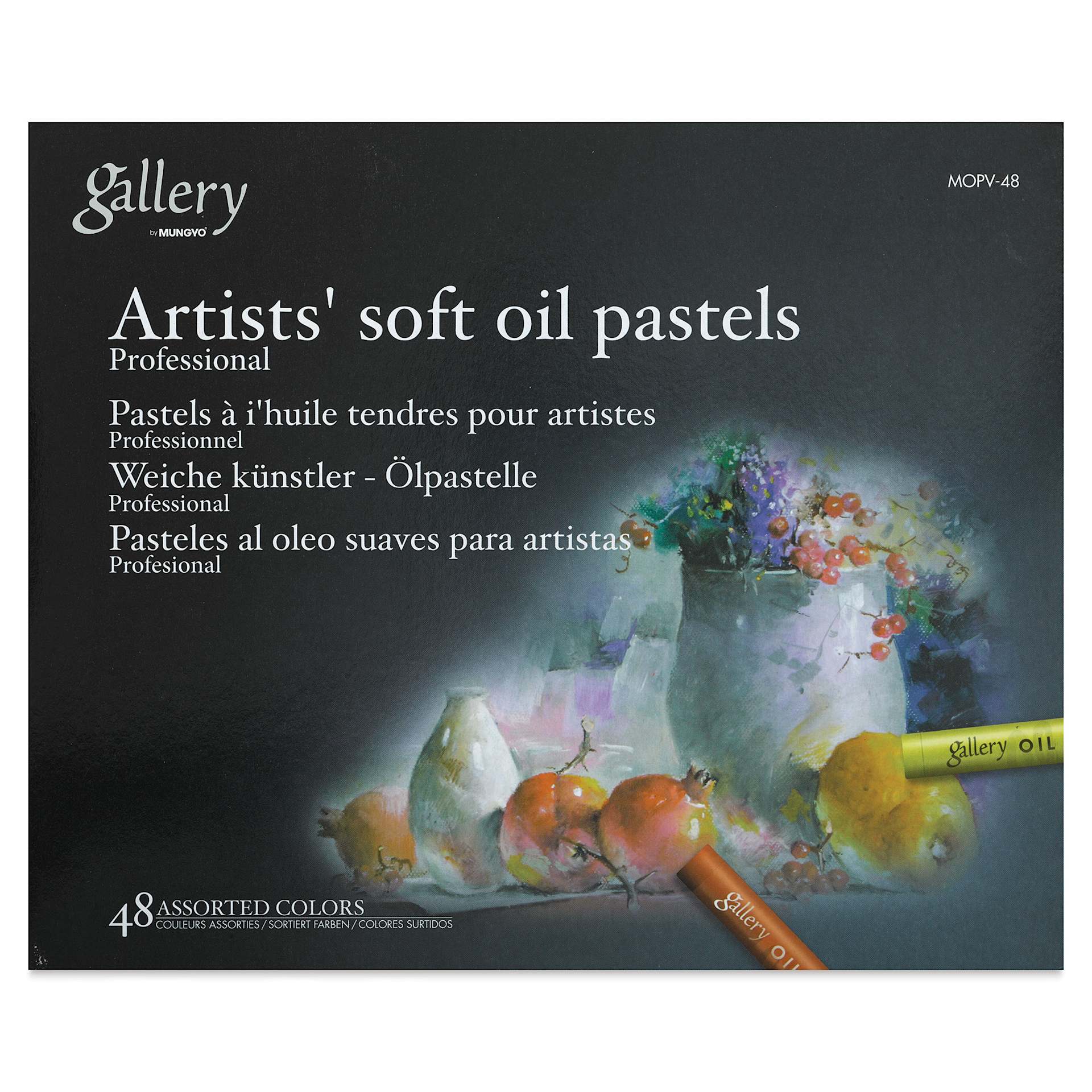 Mungyo Gallery Artists' Soft Oil Pastels - Set of 48 | BLICK Art