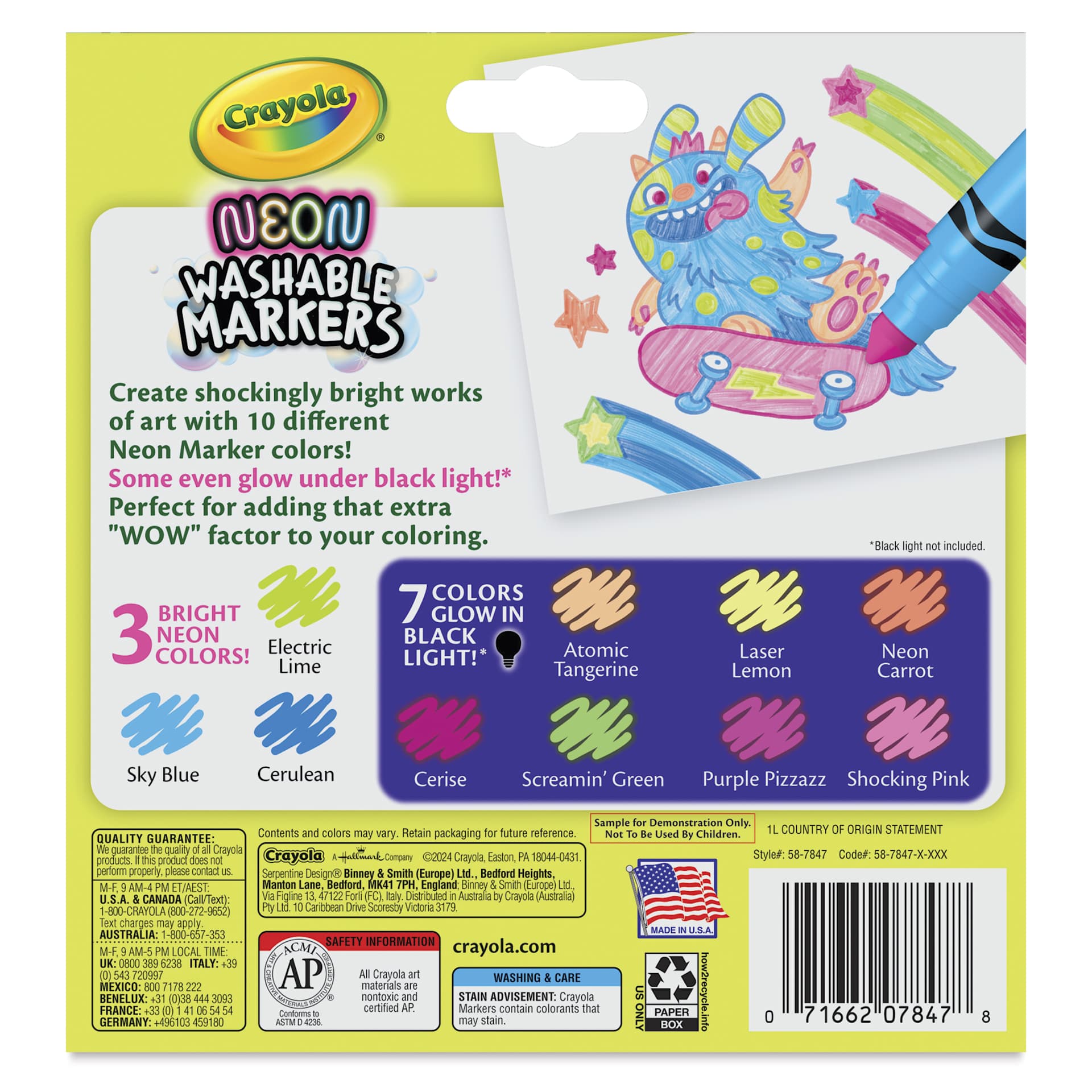 Crayola Washable Broad Line Marker Sets | BLICK Art Materials