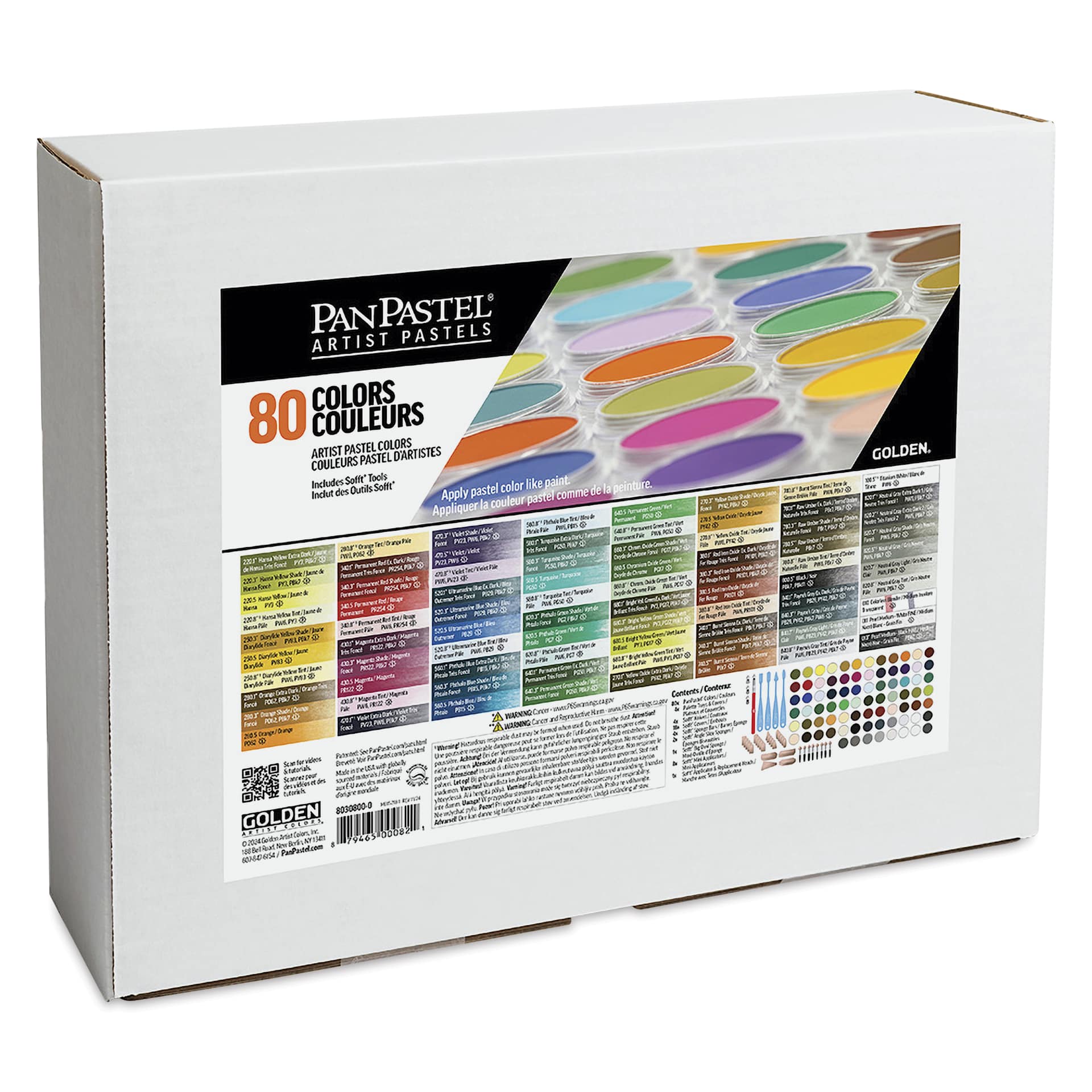 PanPastel Artists' Painting Pastels Set - Assorted Colors, Set of