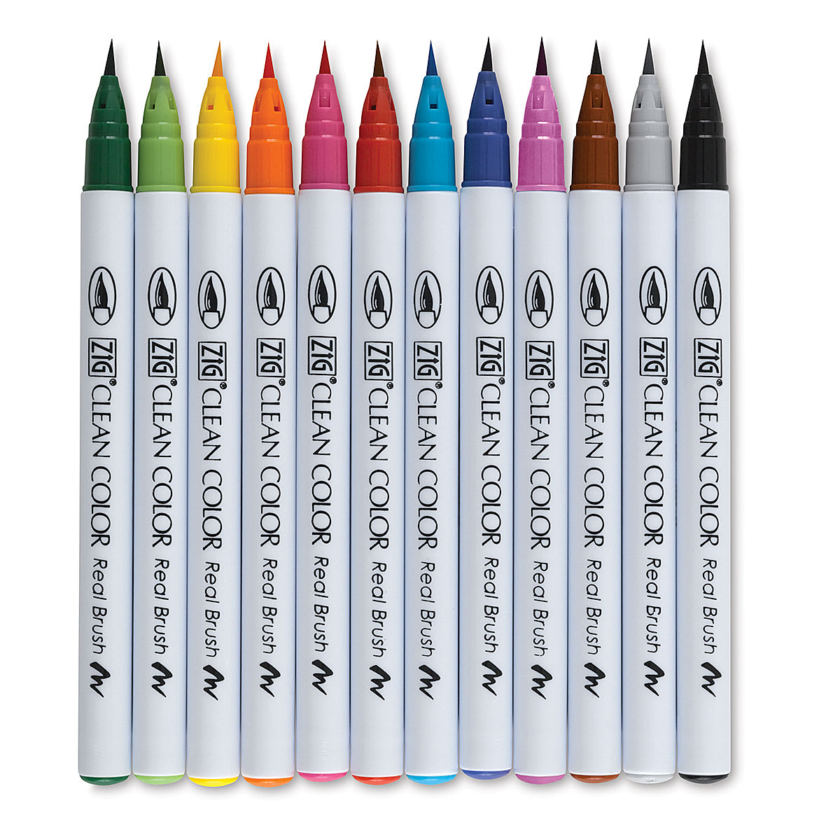 Kuretake Zig Clean Color Real Brush Pens and Sets | BLICK Art