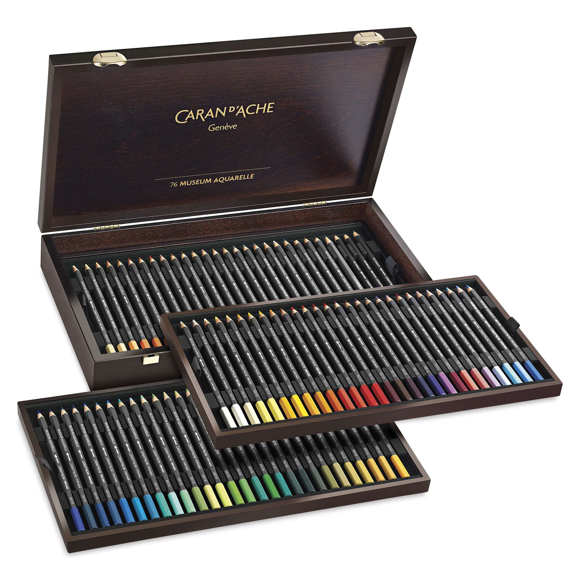 Caran D'Ache Museum Aquarelle Pencil Set - Assorted Set of 76
