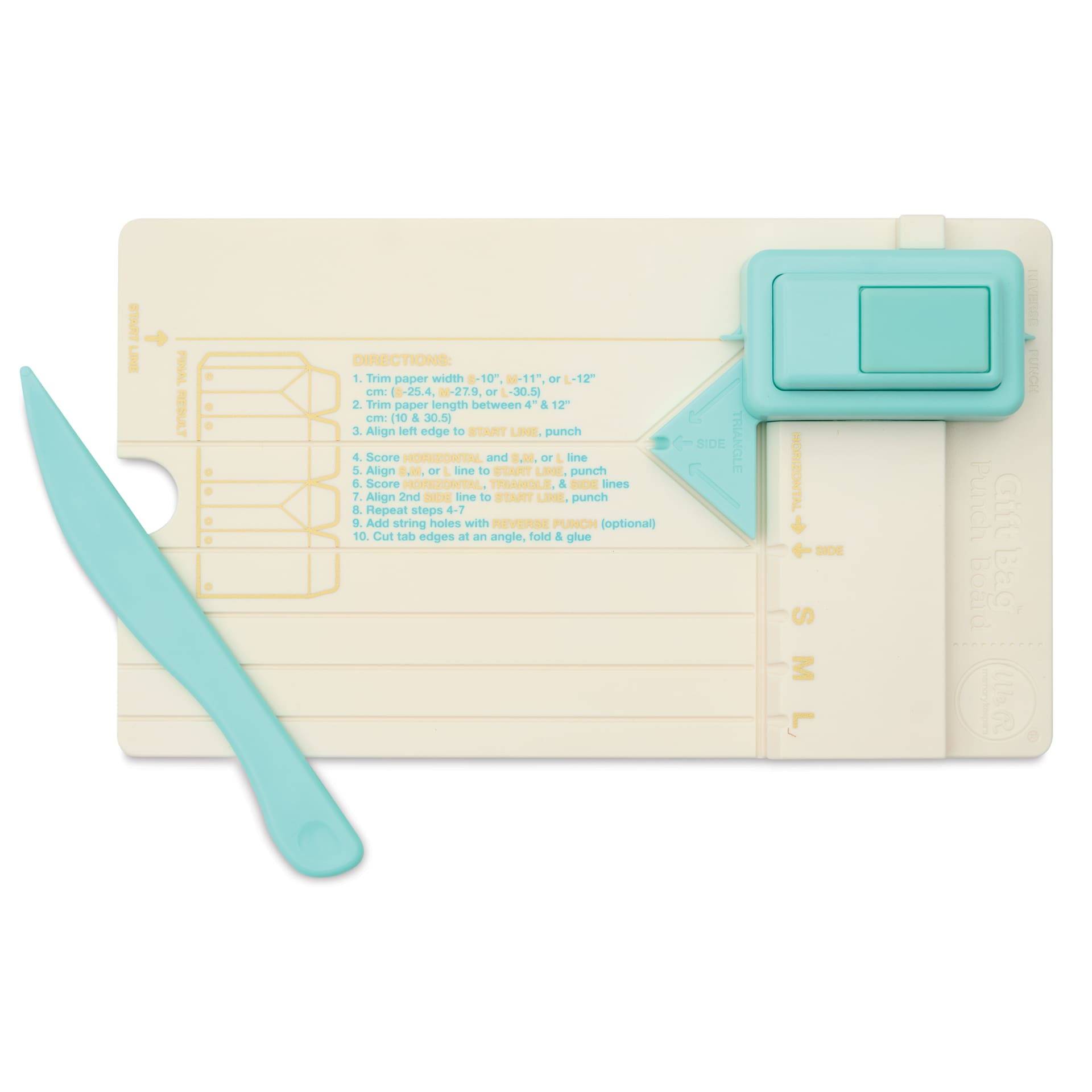 We R Memory Keepers Gift Bag Punch Board Template | BLICK Art