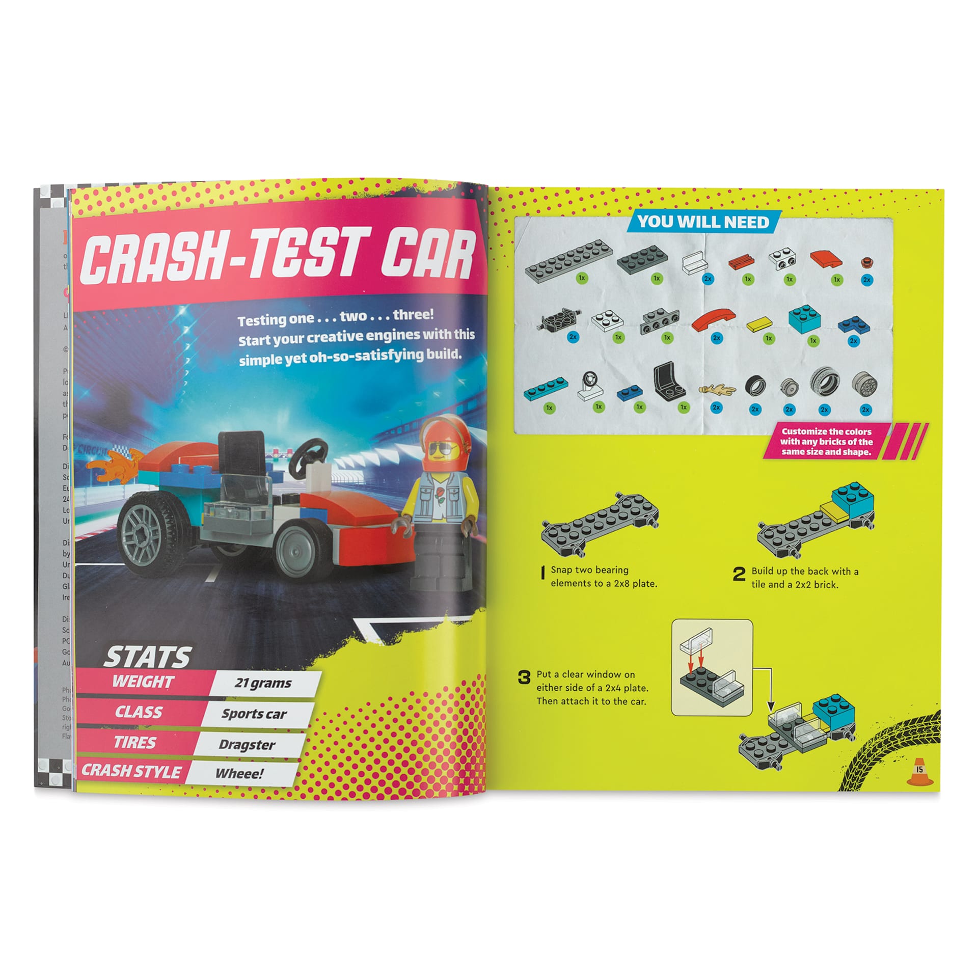 Klutz LEGO Race Cars Kit | BLICK Art Materials