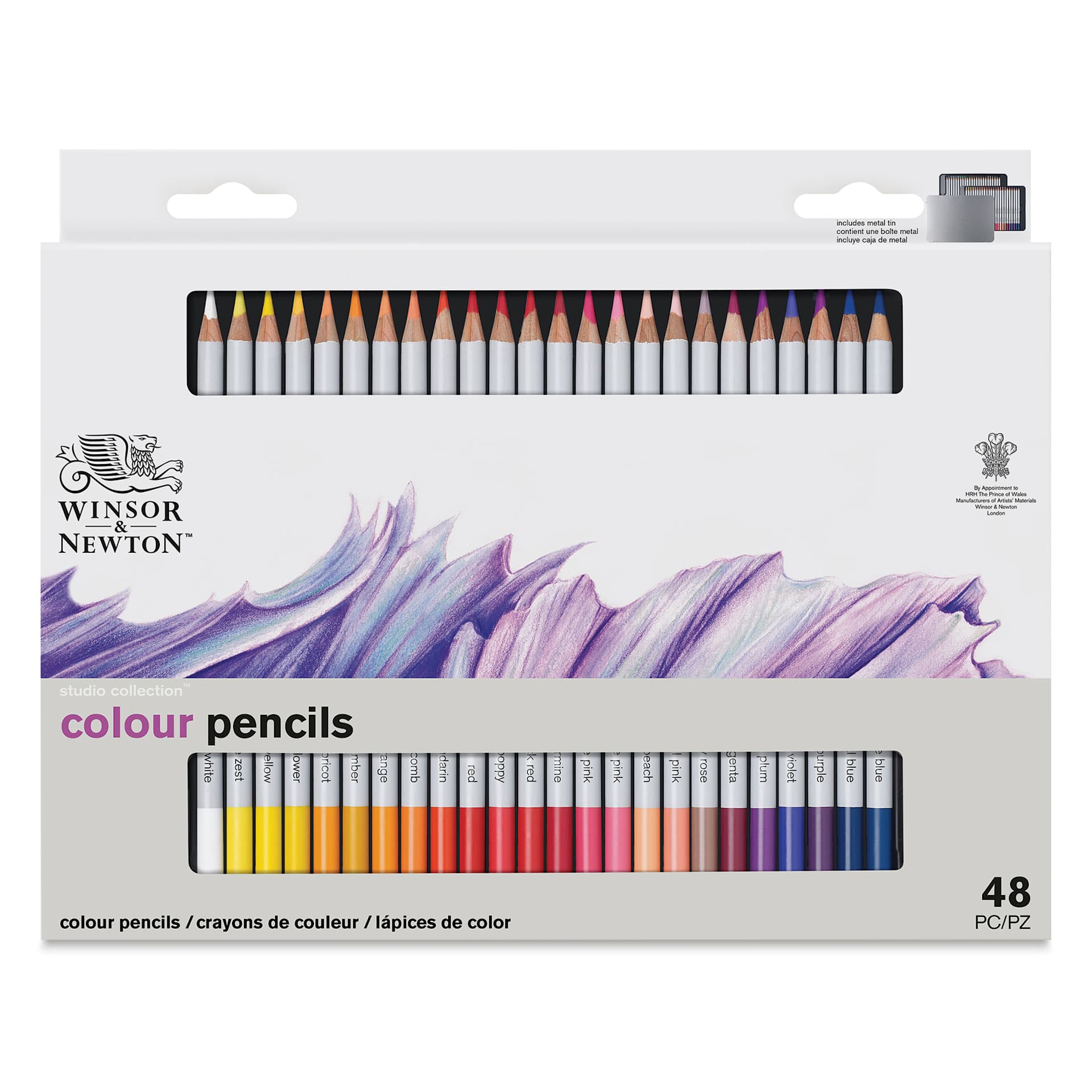 Winsor & Newton Studio Collection Colored Pencils - Set of 48
