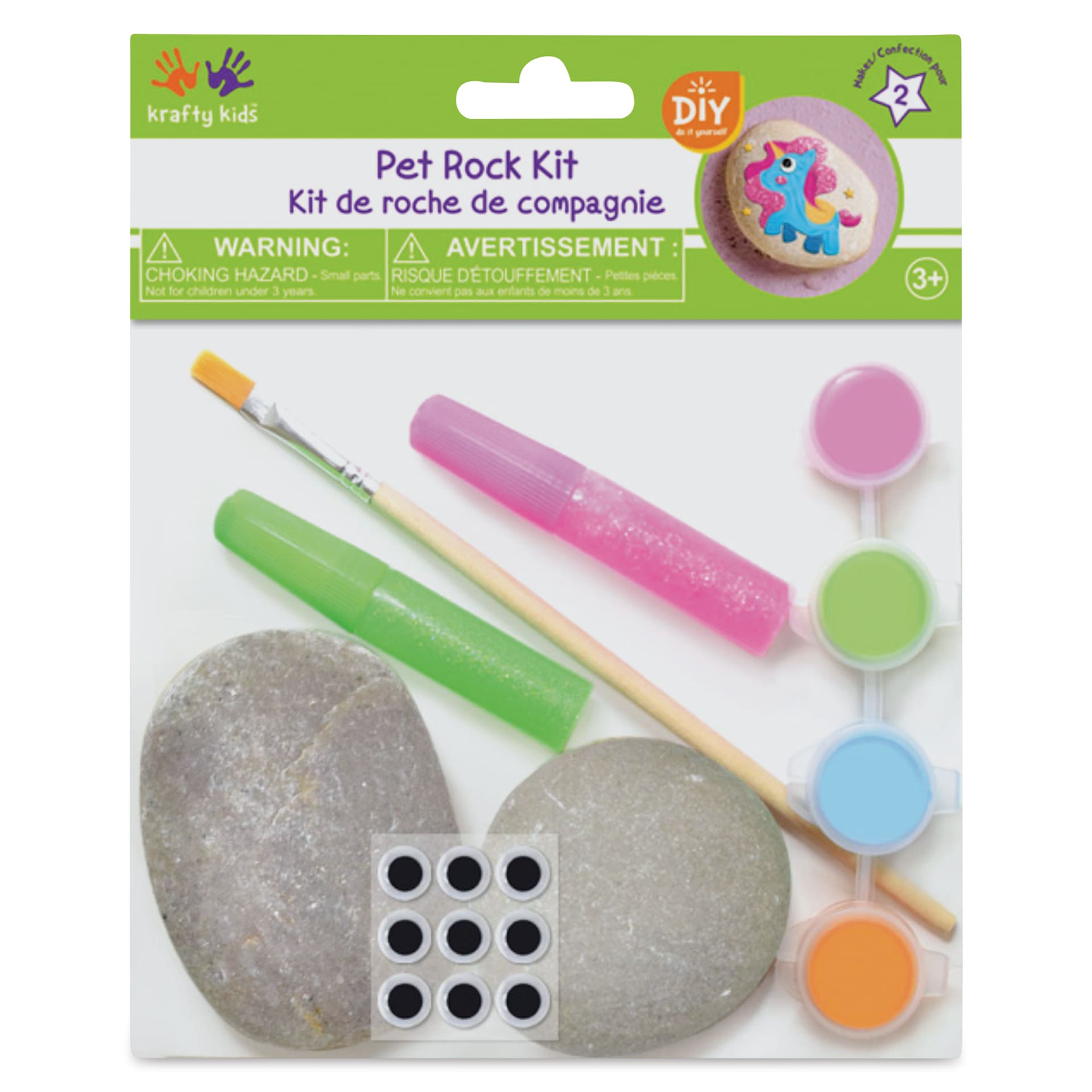 Krafty Kids Pet Rock Kit - Glamour | BLICK Art Materials