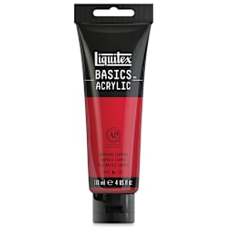 Liquitex Basics - Naphthol Crimson, 4 oz tube| Utrecht Art Supplies