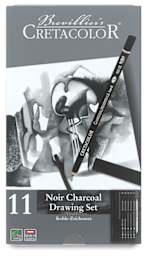 Cretacolor Noir Charcoal Drawing Set | BLICK Art Materials