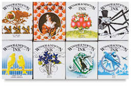 Winsor & Newton Drawing Ink Set - 14 ml, Introductory , Set of 8