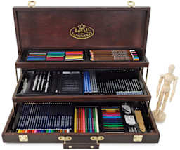 Royal Langnickel Deluxe Wood Box Drawing Set| Utrecht Art Supplies