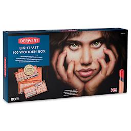 Derwent Lightfast Colored Pencils - Wood Box Set of 100 | BLICK