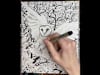 Pen and Ink Owl with Vic Holllins