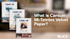 What is Canson Mi-Teintes Velvet Paper for Pastel?