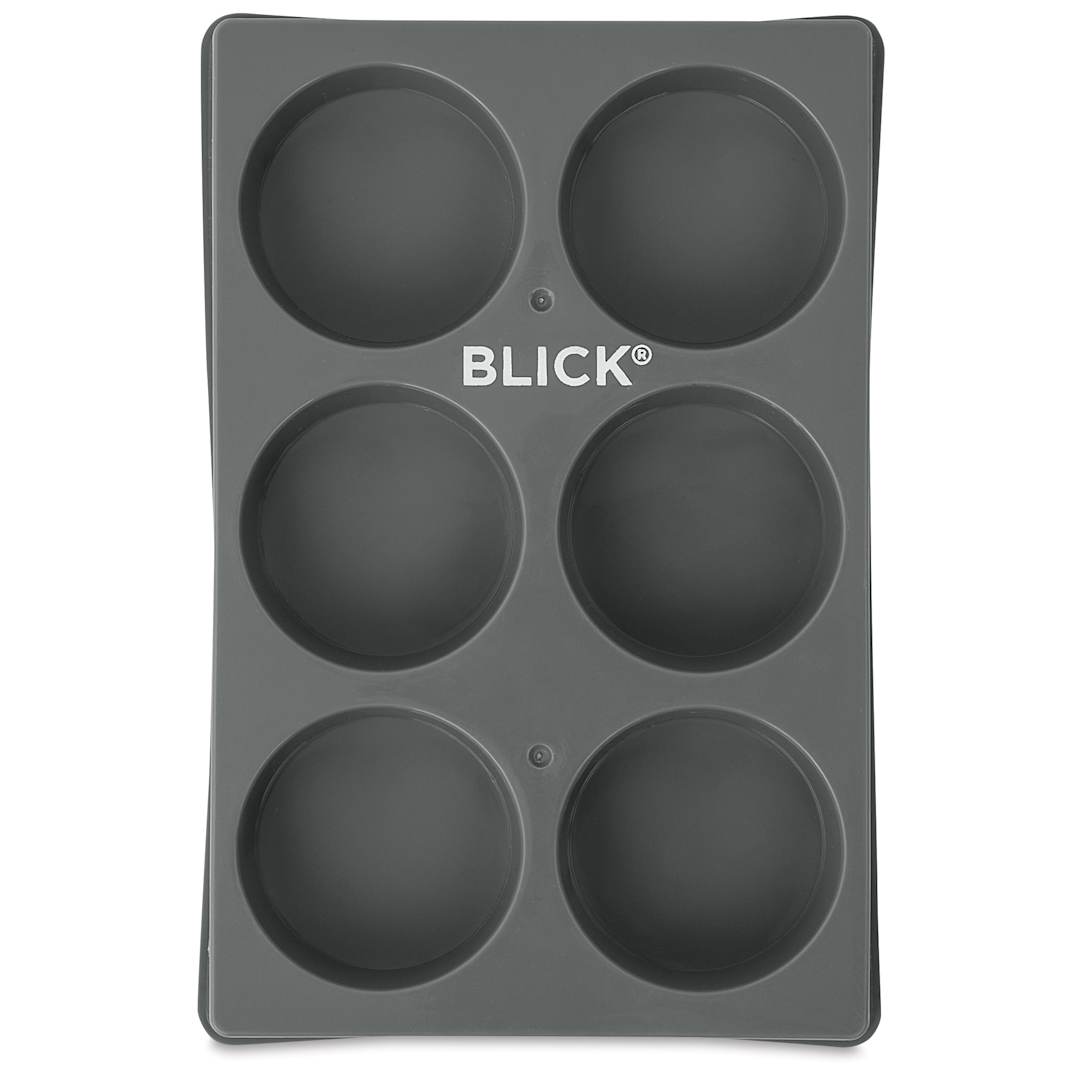 Open in modal - Blick Essentials Empty Tempera Cake Tray - 6 Wells, Medium, front