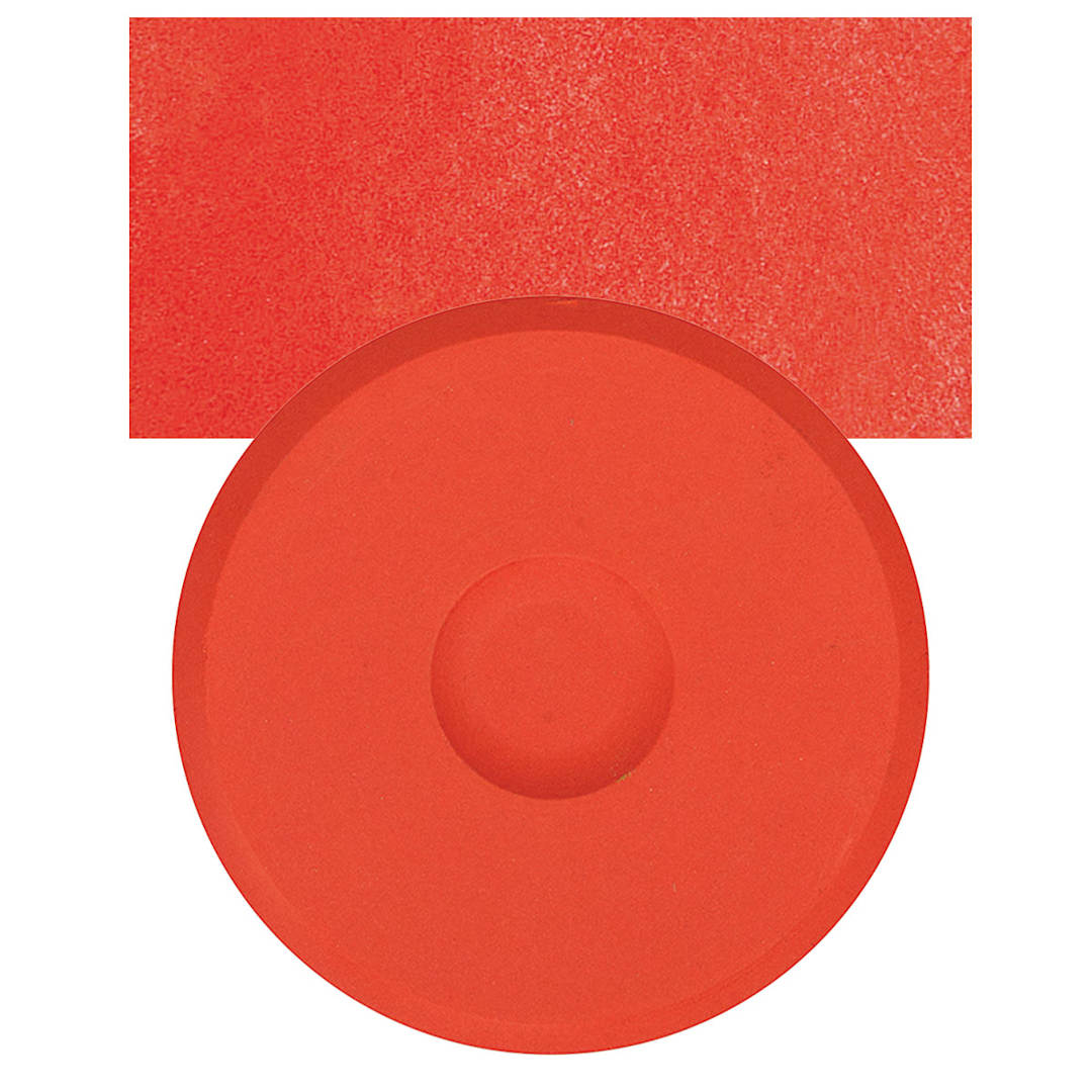 Open in modal - Blick Tempera Cake - Vermilion cakeand swatch