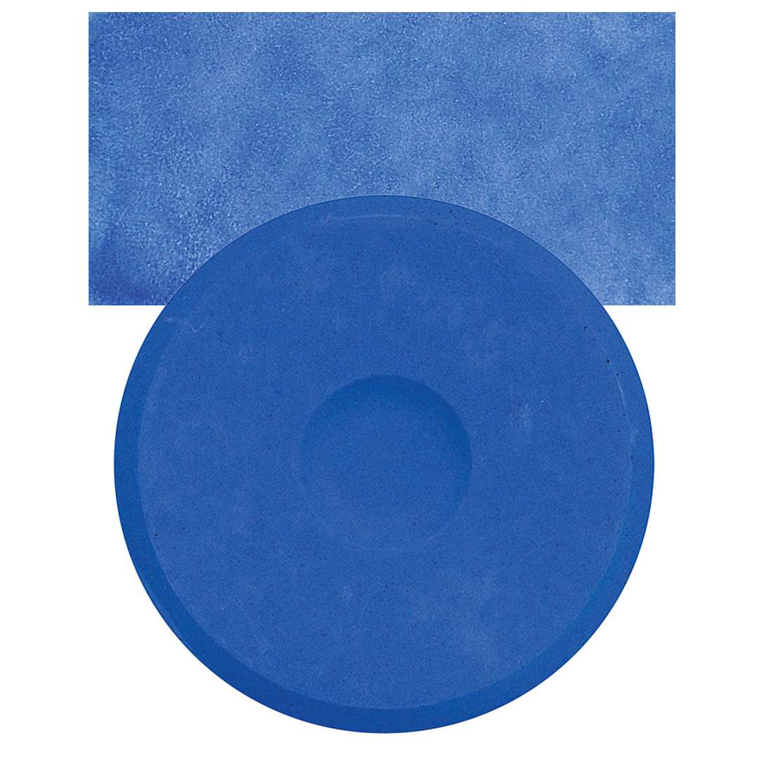 Open in modal - Blick Tempera Cake - Blue cake and swatch