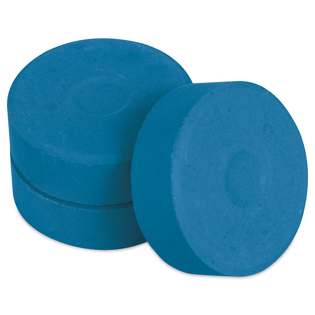Open in modal - Blick Essentials Tempera Cake - Pkg of 3, Turquoise, Large