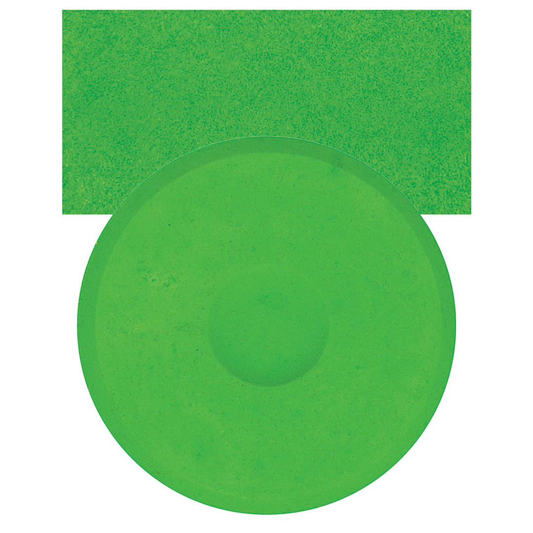 Open in modal - Blick Tempera Cake - Leaf Green cake and swatch