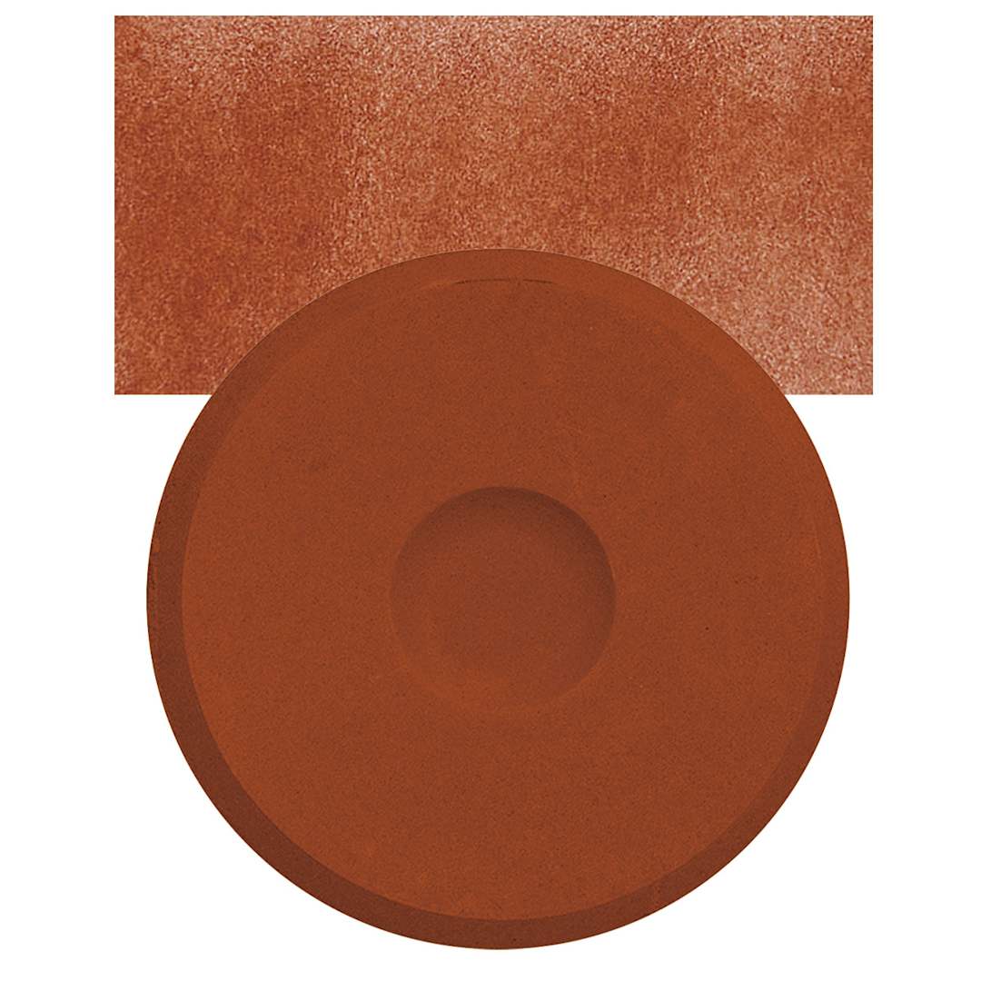 Open in modal - Blick Tempera Cake - Brown cake and swatch