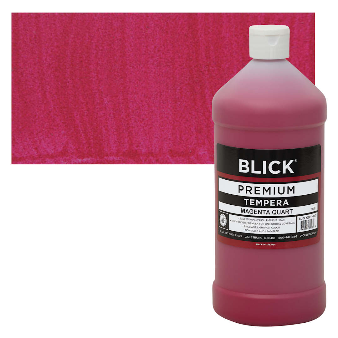 Open in modal - Blick Premium Grade Tempera - Magenta, Quart and swatch