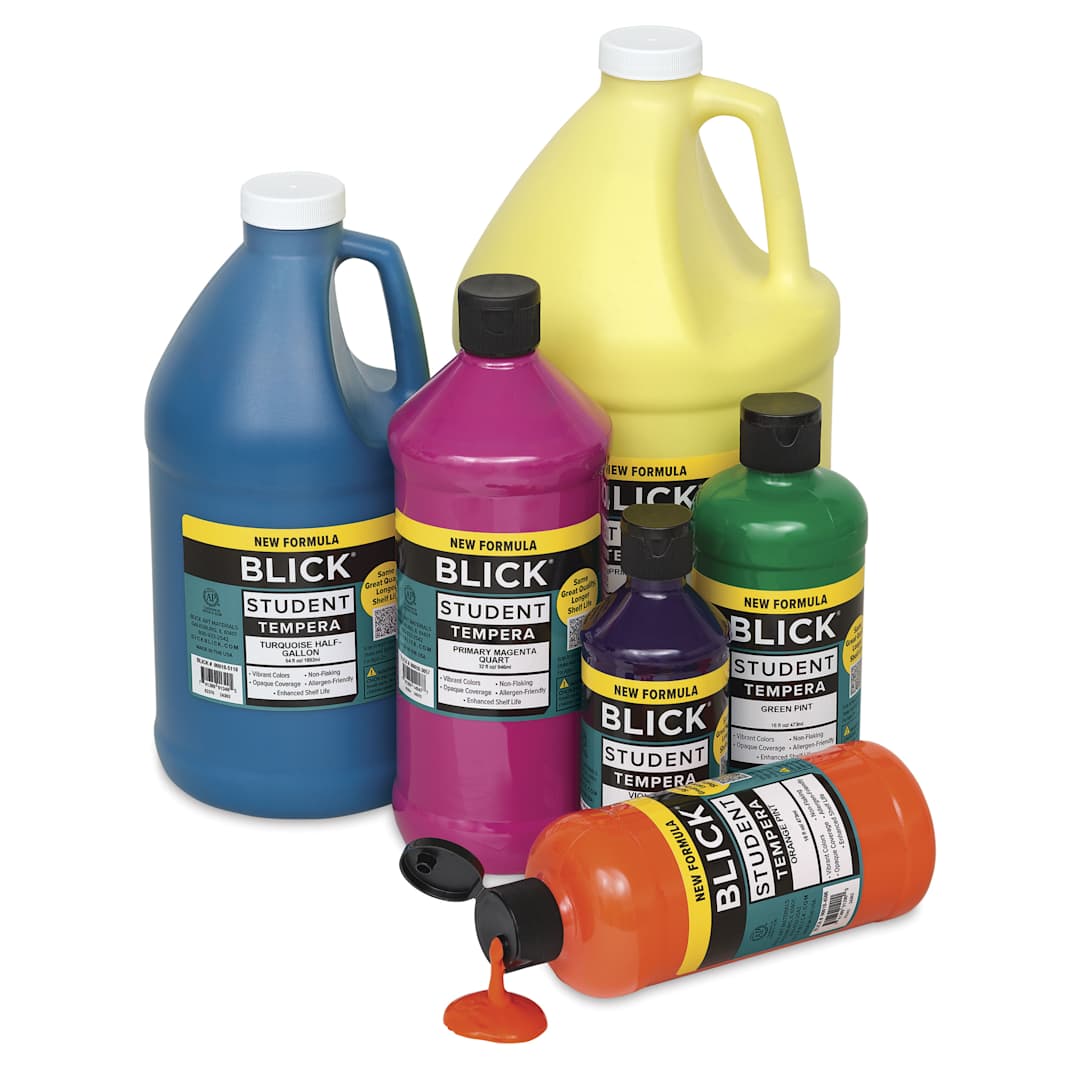 Open in modal - Blick Student Tempera Paints and Sets