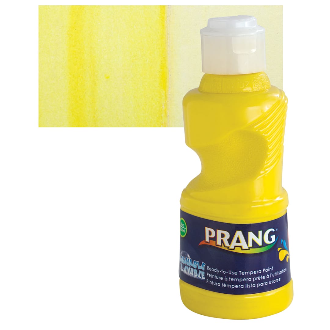 Open in modal - Prang Ready-To-Use Washable Tempera Paint - Yellow and swatch