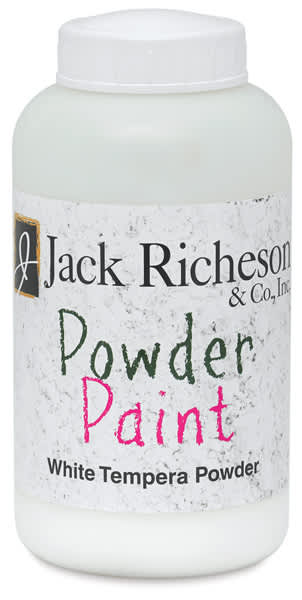 Open in modal - Richeson Powder Tempera Paint - White, 1 lb Jar